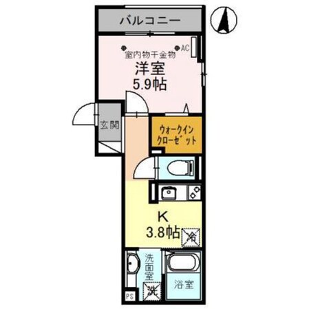 ルピナスの物件間取画像